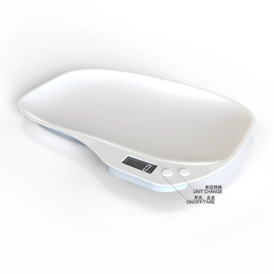 Digital pet scale LCD display and buttons