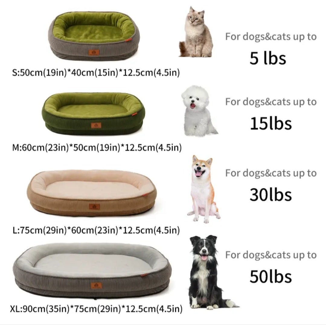 Pet sofa bed size and weight guide