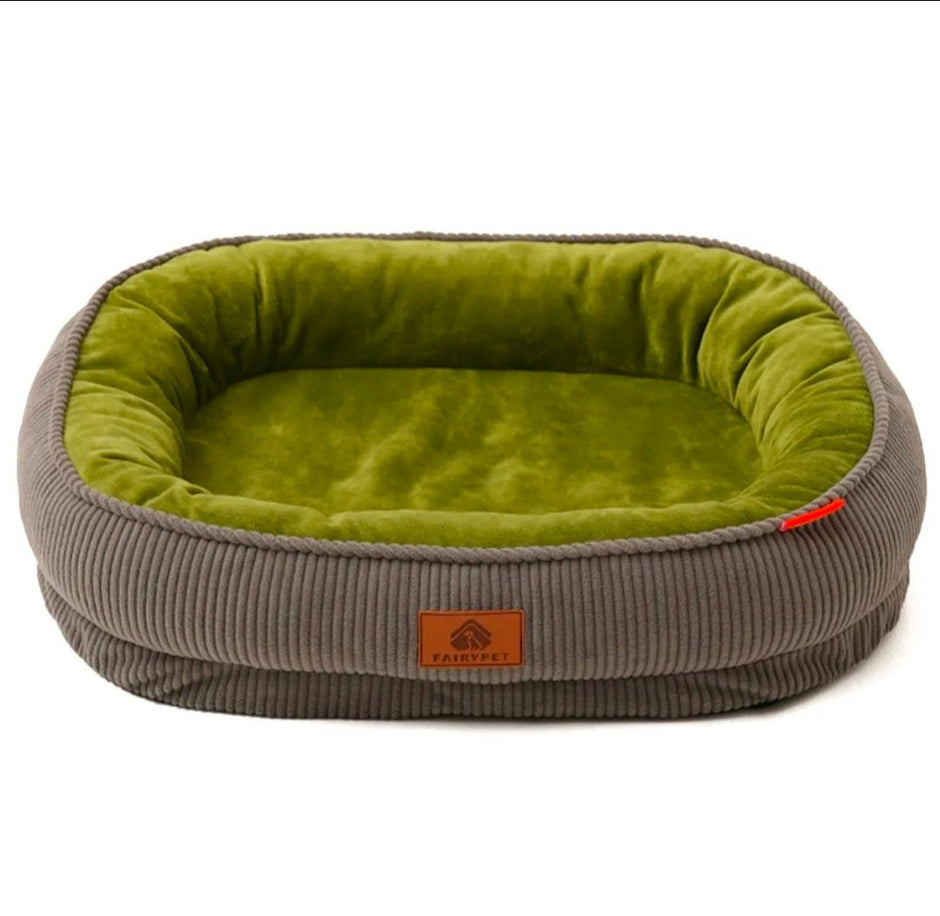 Luxury dog and cat bed gray
