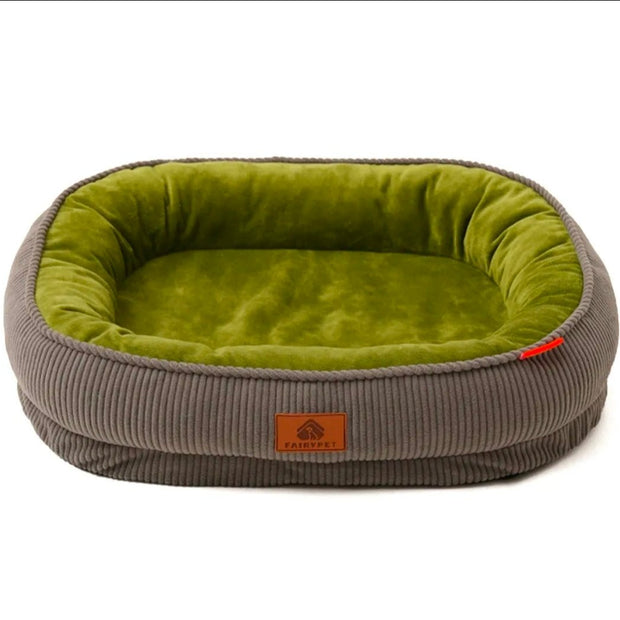 Luxury dog and cat bed gray