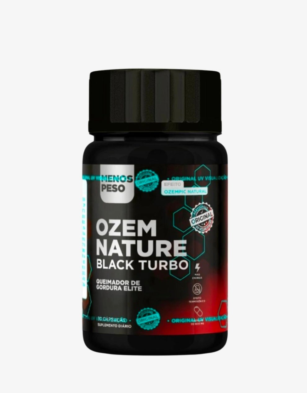 Black Turbo food supplement bottle