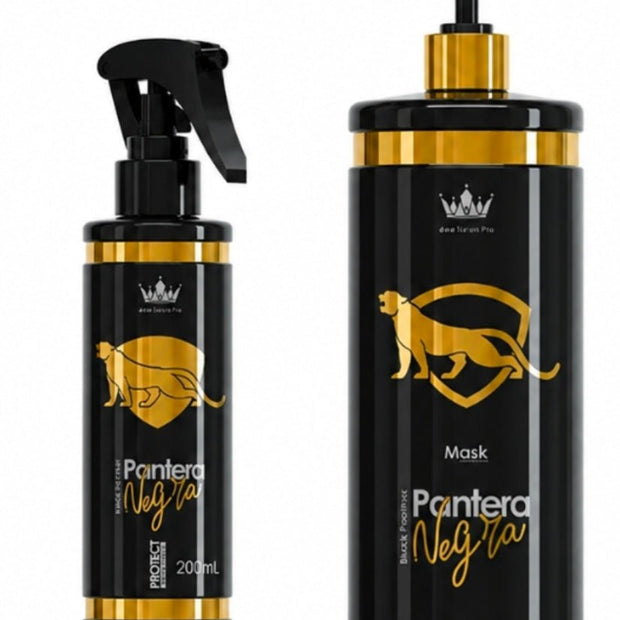 Pantera Negra Hair Mask 1L and Heat Protector Spray 200ml
