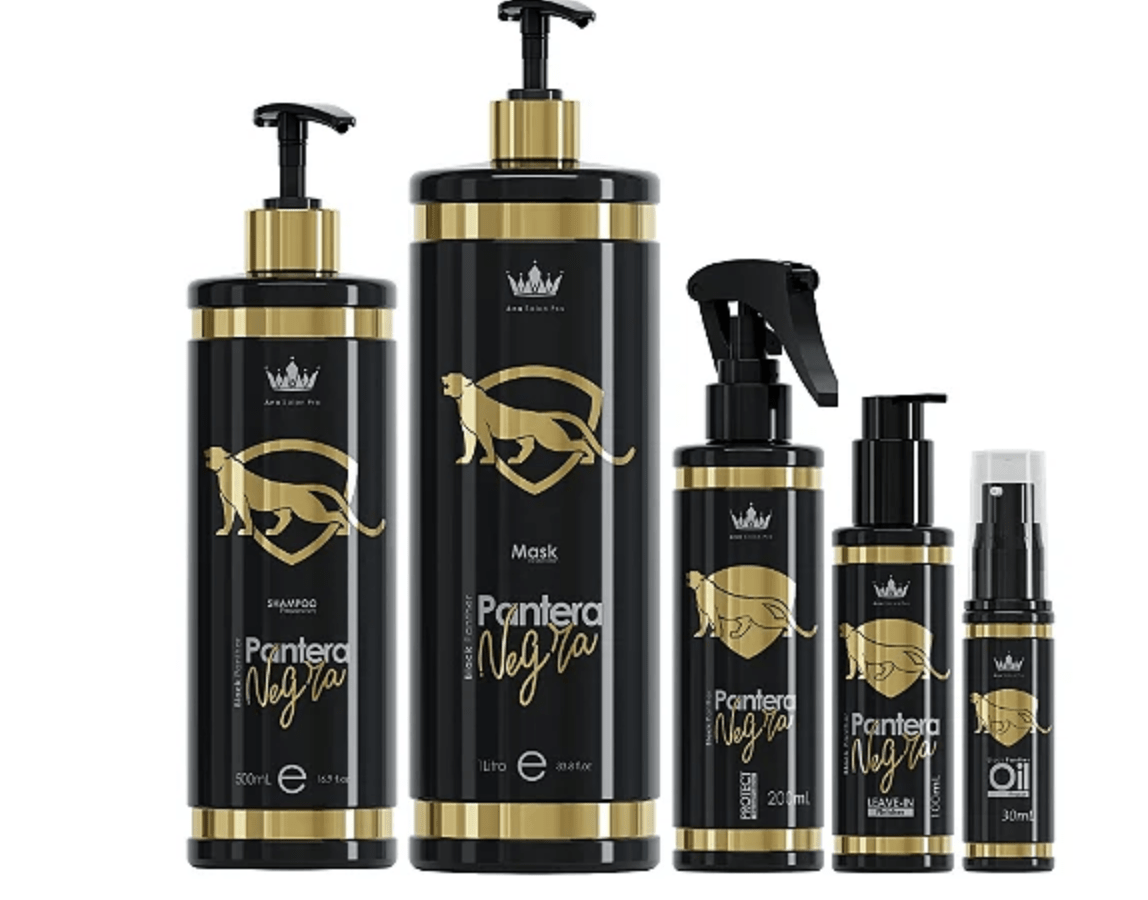Pantera Negra Professional 5-Step Hair Treatment Kit