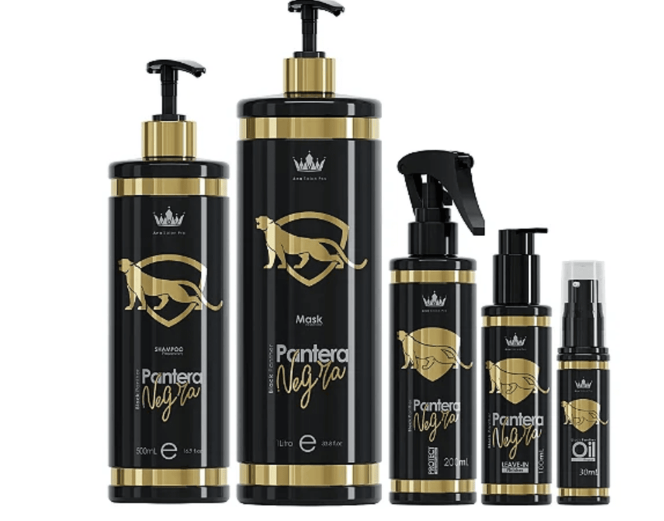 Pantera Negra Professional 5-Step Hair Treatment Kit
