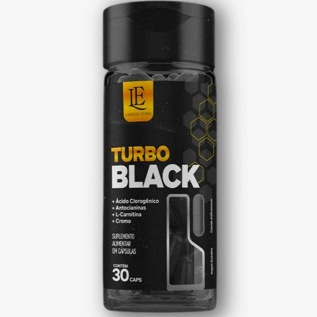 Turbo Black food supplement bottle